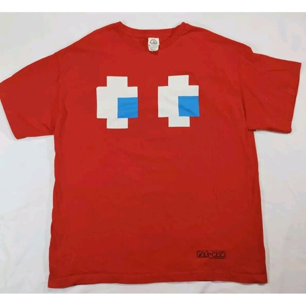 Ms Pac-Man Blinky Shadow Face Red Video Game XL T-Shirt Stuffed Plush Ghost Toy - Picture 7 of 12